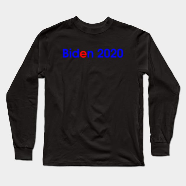 Biden 2020 Long Sleeve T-Shirt by psanchez